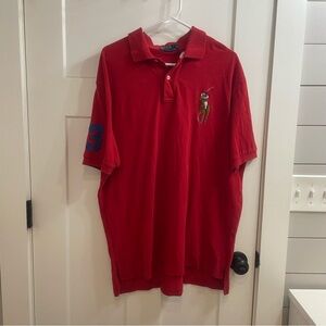 Polo Ralph Lauren XL Red Polo Shirt